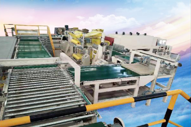 巖棉包裝碼板碼條雙工位機